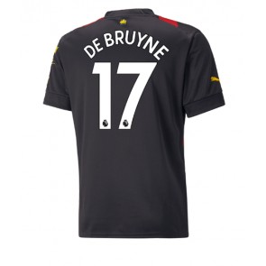 Manchester City Kevin De Bruyne #17 Bortatröja 2022-23 Kortärmad